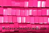 AGAT128 15 inches 2*3*3mm square oxidized agate beads