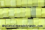 AGAT166 15 inches 2*4mm hexagon oxidized agate beads