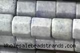 AGAT171 15 inches 4*4mm hexagon oxidized agate beads
