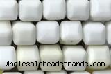 AGAT180 15 inches 4mm faceted cube oxidized agate beads