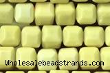 AGAT185 15 inches 4mm faceted cube oxidized agate beads
