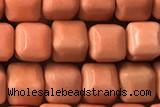 AGAT186 15 inches 4mm faceted cube oxidized agate beads