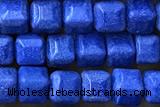 AGAT189 15 inches 4mm faceted cube oxidized agate beads