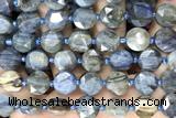 COIN03 15 inches 11mm faceted coin kyanite gemstone beads