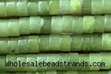 ROND121 15 inches 2*3mm heishi jade gemstone beads