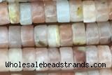 ROND19 15 inches 2*4mm heishi jade gemstone beads
