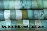 ROND27 15 inches 2*4mm heishi jade gemstone beads