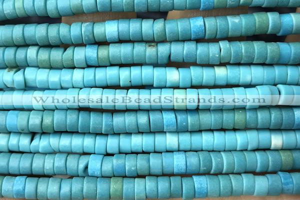 ROND79 15 inches 2*4mm heishi turquoise gemstone beads