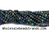 AZUR02 15 inches 6mm round azurite gemstone beads