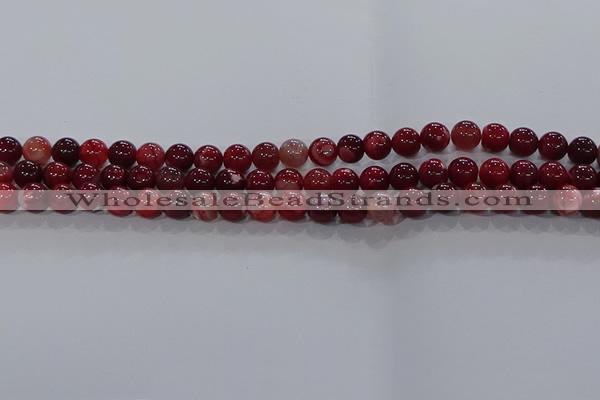 CAA1051 15.5 inches 6mm round dragon veins agate beads wholesale