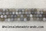 CAA1802 15.5 inches 8mm round banded agate gemstone beads