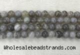 CAA1804 15.5 inches 12mm round banded agate gemstone beads