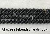 CAA1833 15.5 inches 10mm round banded agate gemstone beads