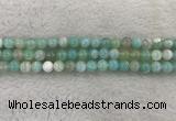 CAA1842 15.5 inches 8mm round banded agate gemstone beads