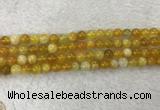 CAA1852 15.5 inches 8mm round banded agate gemstone beads