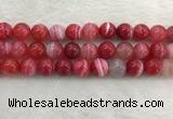 CAA1896 15.5 inches 16mm round banded agate gemstone beads