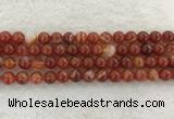 CAA1903 15.5 inches 10mm round banded agate gemstone beads