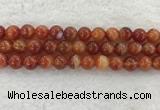 CAA1905 15.5 inches 14mm round banded agate gemstone beads