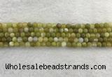 CAA1950 15.5 inches 4mm round banded agate gemstone beads