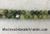 CAA1984 15.5 inches 12mm round banded agate gemstone beads