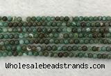 CAA1990 15.5 inches 4mm round banded agate gemstone beads