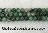 CAA1995 15.5 inches 14mm round banded agate gemstone beads