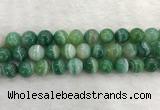 CAA2005 15.5 inches 14mm round banded agate gemstone beads