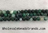 CAA2013 15.5 inches 10mm round banded agate gemstone beads