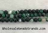 CAA2014 15.5 inches 12mm round banded agate gemstone beads