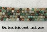CAA2301 15.5 inches 6mm round banded agate gemstone beads