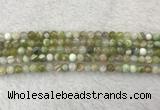 CAA2308 15.5 inches 4mm round banded agate gemstone beads