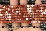 CAA2808 15 inches 4mm faceted round fire crackle agate beads wholesale