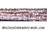 CAA2891 15 inches 6mm faceted round fire crackle agate beads wholesale