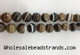 CAA3804 15.5 inches 16mm round line agate beads wholesale