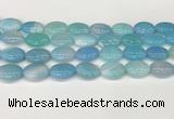 CAA4665 15.5 inches 13*18mm oval banded agate beads wholesale