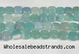 CAA4753 15.5 inches 16*16mm square banded agate beads wholesale