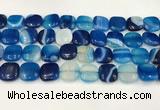 CAA4754 15.5 inches 16*16mm square banded agate beads wholesale