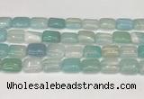 CAA4801 15.5 inches 12*16mm rectangle banded agate beads wholesale