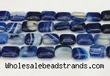 CAA4818 15.5 inches 15*20mm rectangle banded agate beads wholesale