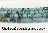 CAA5422 15.5 inches 14mm faceted round agate gemstone beads