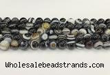 CAA5425 15.5 inches 10mm round agate gemstone beads