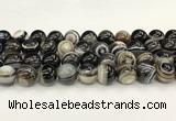 CAA5427 15.5 inches 14mm round agate gemstone beads