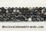 CAA5434 15.5 inches 12mm round agate gemstone beads