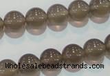 CAG5242 15.5 inches 10mm round Brazilian grey agate beads wholesale