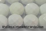 CAG6104 15.5 inches 12mm faceted round white agate gemstone beads