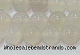 CAG6503 15.5 inches 10mm round Brazilian white agate beads