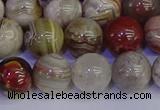 CAG9114 15.5 inches 12mm round Mexican crazy lace agate beads