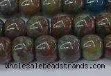 CAG9508 15.5 inches 10*12mm drun blue crazy lace agate beads