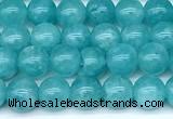 CAM1790 15 inches 6mm round amazonite gemstone beads