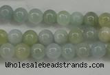 CAQ452 15.5 inches 6mm round aquamarine beads wholesale